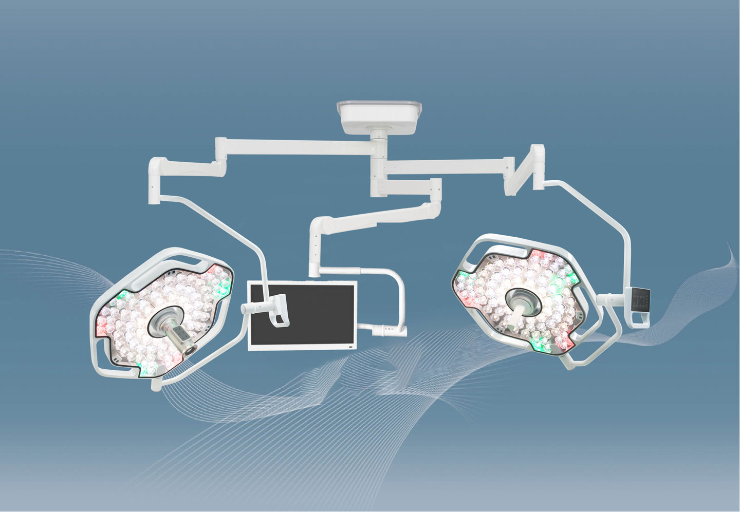 HyLED97009700高端鏤空式無影燈(內置攝像系統)